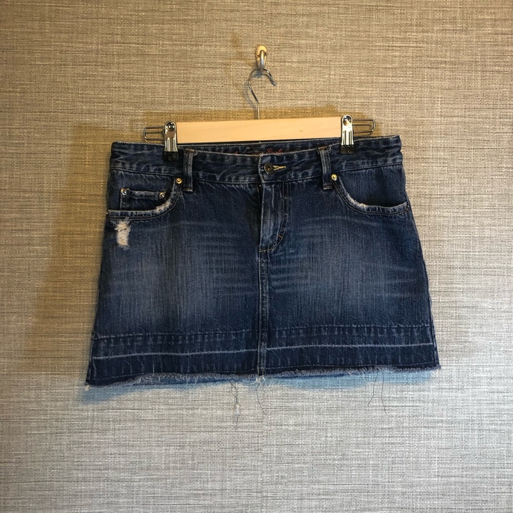 American Eagle Size 6 Mini Jean Skirt